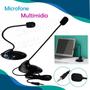 Imagem de Kit 03 Microfone De Mesa Pedestal Pc Notebook P2 Knup Kp-903