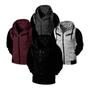 Imagem de Kit 03 Moletom Blusa De Frio Casaco Com Ziper Jaqueta Com Capuz
