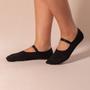 Imagem de Kit 03 pares de Meias Sapatilha Feminina Antiderrapante para Pilates Resistente de Alta Qualidade