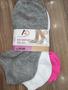 Imagem de Kit 03 Pares Unissex Meias Cano Curto  Feminino