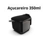 Imagem de Kit 03 peças Garrafa Termica Café Prático com Açucareiro com Colher e Suporte para Filtro  Preto