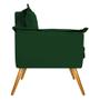 Imagem de kit 03 Poltronas Decorativas Apolo Palito Mel Suede Verde