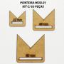 Imagem de Kit 03 ponteiras mdf para laços - 09 modelos disponiveis