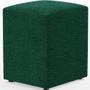 Imagem de Kit 03 Puffs Quadrado Decorativo L02 Bouclê Verde - Lyam Decor