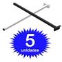 Imagem de KIT 03 Suportes Haste De Refletor Led Parede Fachada Banner Base L Curva 20 Cm