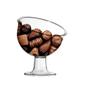 Imagem de Kit 03 Taça Inclinada Doceira Boca Torta Com Pedestal 400Ml