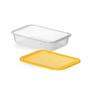 Imagem de Kit 03 Travessa Retangular 14 X 21 Com Tampa Tres Triangulos
