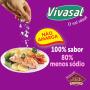 Imagem de Kit 03 Unidades Vivasal Diet Gourmet 80% Menos Sódio - Refil 450g