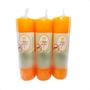 Imagem de Kit 03 Velas 7 Dias Citronela 210g Parafina Pura Aromática Repelente