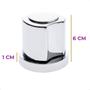 Imagem de Kit 04 Acabamento C50 Cromado 1/2' Ou 3/4 P/ Reg Docol
