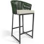 Imagem de Kit 04 Banqueta Para Área Gourmet Cozinha Varanda Corda Náutica Sunset D04 Verde - Lyam Decor