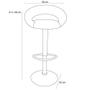 Kit 04 Banquetas Alta Estofada Para Cozinha Lux F03 Marrom - Lyam Decor Imagem de Kit 04 Banquetas Alta Estofada Para Cozinha Lux F03 Marrom - Lyam Decor