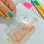 Imagem de Kit 04 Blocos Adesivo de Notas Transparente 76 x 76mm 50 Folhas Jocar Office  Escolar  Escritorio  Recado