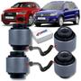 Imagem de Kit 04 buchas do braço curvo boomerang traseiro tiguan audi q3 2009 2010 2011 2012 2013 2014 2015 2016 2017 2018 