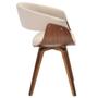 Imagem de Kit 04 Cadeiras Giratória Decorativa para Escritório Home Office Ohana Linho Bege G56 - Gran Belo