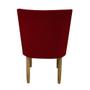 Imagem de Kit 04 Cadeiras Para Sala De Jantar Tóquio Pés palito Suede Vermelho - D'Classe Decor