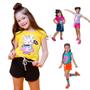 Imagem de Kit 04 conjuntos infantil moda blogueirinha roupa infantil