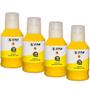 Imagem de Kit 04 Frascos de tintas Para Canon Maxify GI-16 Amarelo Para GX7010, GX6010 e GX5010