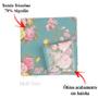 Imagem de KIT 04 Guardanapo de Tecido 40 x 40cm Floral Tiffany Pequeno - Acabamento Bainha - Várias Cores e Estampas