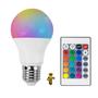 Imagem de Kit 04 Lampada RGB led 16 cores com controle remoto