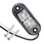 Imagem de Kit 04 Lanternas Led Vigia Teto Van Bau Caminhão 12/24v Klx