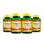 Imagem de Kit 04 Omega 3 Oleo De Peixe 60 Capsulas 1000Mg Maxinutri