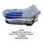 Imagem de Kit 04 Pares Meias Soquete Cano Curto Invisível Feminina Trabalhada Com Elastano Algodão Original Apollo