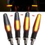 Imagem de Kit 04 Piscas Slim Moto Seta Led Sequencial Universal