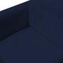 Imagem de Kit 04 Poltronas Decorativa Duda Suede Azul Marinho - D'Classe Decor