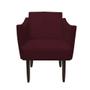 Imagem de Kit 04 Poltronas Decorativa Naty Pés Palito Suede Marsala - D'Classe Decor