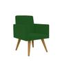 Imagem de Kit 04 Poltronas Decorativa Recepção Oferta - Cor Verde