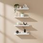 Kit 04 Prateleiras 30cm MDF Nichos Sala Quarto Cozinha Banheiro Decoração - Bali Modulares Imagem de Kit 04 Prateleiras 30cm MDF Nichos Sala Quarto Cozinha Banheiro Decoração