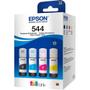 Imagem de Kit 04 Refil de tintas T544 65ml para Impressora Jato de Tinta L5190, L3250