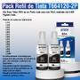 Imagem de Kit 04 Refil De Tintas T664 Preto Para L220