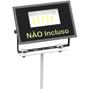 Imagem de Kit 04 Suportes De Refletor Led Canhão de Luz Fachada Banner Base Estaca Jardim Iluminação