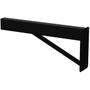 Imagem de Kit 04 Suportes para Pia Cozinha Granito Parafusar Grapa Bancada Mármore 40 cm Robusto - Preto