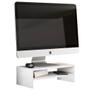Imagem de Kit 04 Suportes Stand Base Para Monitor Soft Elevado 45cm em MDF com 01 Prateleira - Desk Design