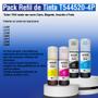 Imagem de Kit 04 tintas T544 para Impressora Tank L3250
