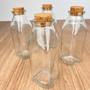 Imagem de Kit 04 Unidades Porta Mantimentos de Vidro com Rolha 330ml