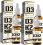 Imagem de Kit 04 Vitamina D3 + K2 Em Gotas Sabor Laranja 20Ml Flora