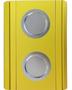 Imagem de Kit 04un Esteiras Para Braço De Sofá Com Porta Copos Alumínio Amarelo