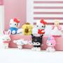 Imagem de Kit 05 Borracha Mini Surpresa Hello Kitty & Amigos! Colecionável Infantil Fofa Criativa Divertida Kwaii