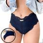 Imagem de Kit 05 Calcinha Cinta Feminina Cós Alto Reforçada Com Renda