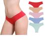 Imagem de Kit 05 Calcinhas Tanga Sem Costura, Corte Laser Poliamida Lingerie Feminina