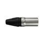 Imagem de Kit 05 Conector Linha Xlr Plug Macho 3 Polos Wireconex WC-1013