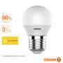 Imagem de Kit 05 lampada bolinha led 3w biv 3000k e27 osram