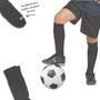 Imagem de Kit 05 Pares Meião Futebol Masculino Criança Infantil Bebe Cano Alto Longo Grosso Original Algodão