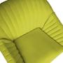 Imagem de Kit 05 Poltrona Anitta Pés Palito Suede Amarelo - D'Classe Decor