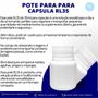 Imagem de Kit 05 Potes 35Ml Para Cápsulas Com Tampa Lacre