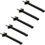 Imagem de Kit 05 SUPORTES REFLETOR LED BASE RETA PAREDE BANNER FACHADA BRAÇO 30 cm